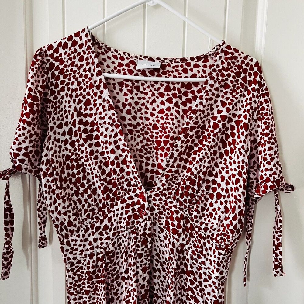 Anthropologie Red and White Mini Dress - Picture 6 of 15